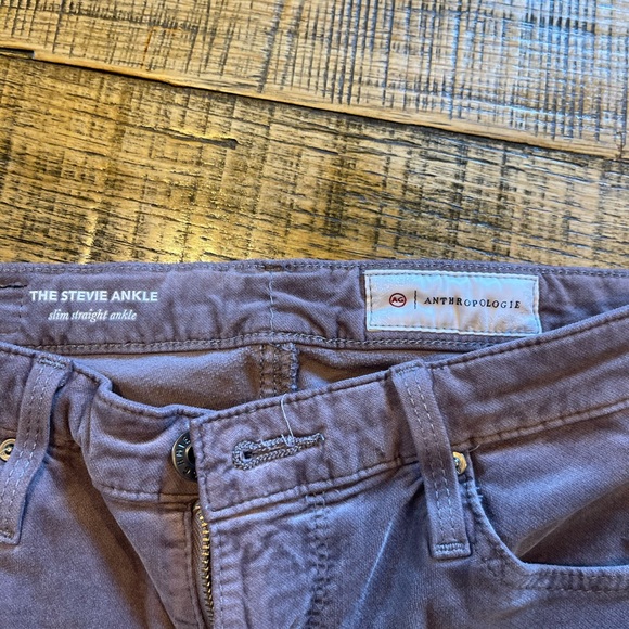 Anthropologie AG Adriano Goldschmied Velvet Skinny Jeans EUC - Picture 7 of 8